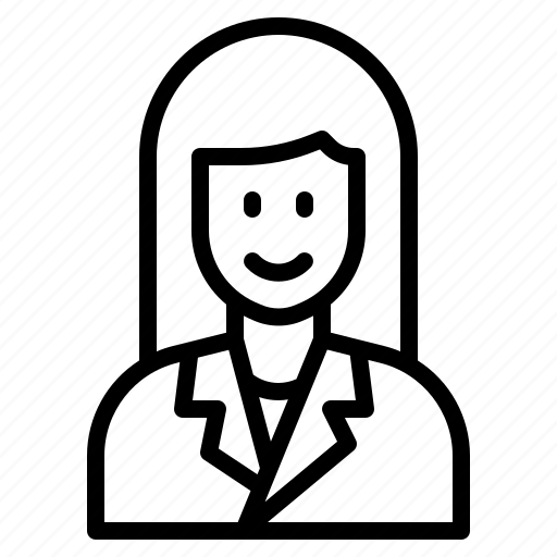 Company, employee, woman, female, office, avatar icon - Download on Iconfinder