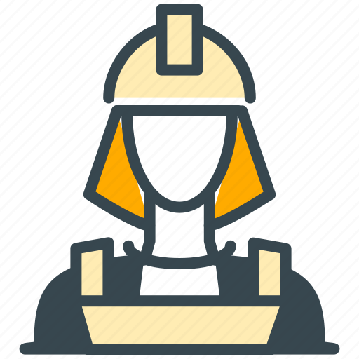 Avatar, construction, person, profile, woman, worker icon - Download on Iconfinder