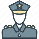 avatar, officer, person, police, profile