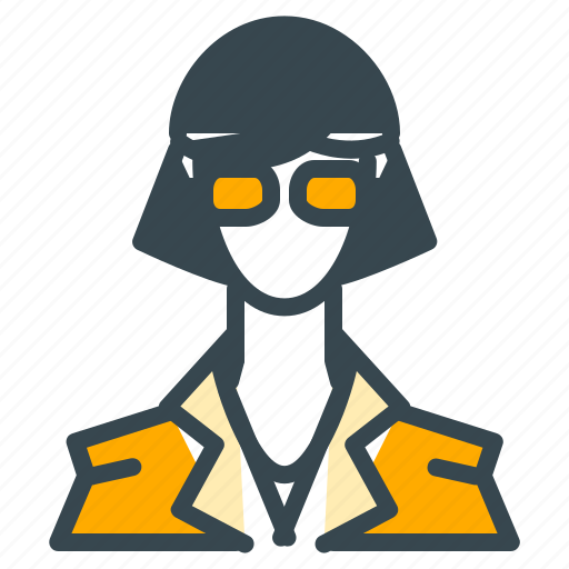 Avatar, glasses, person, profession, profile, secretary icon - Download on Iconfinder