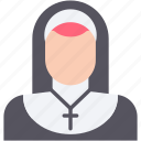 abbess, christian mother, nun, our lady, virgin mary