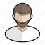 avatar, beard, boy, man, profile, user 