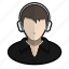 avatar, cool, headphones, music, profile, shirt, user 