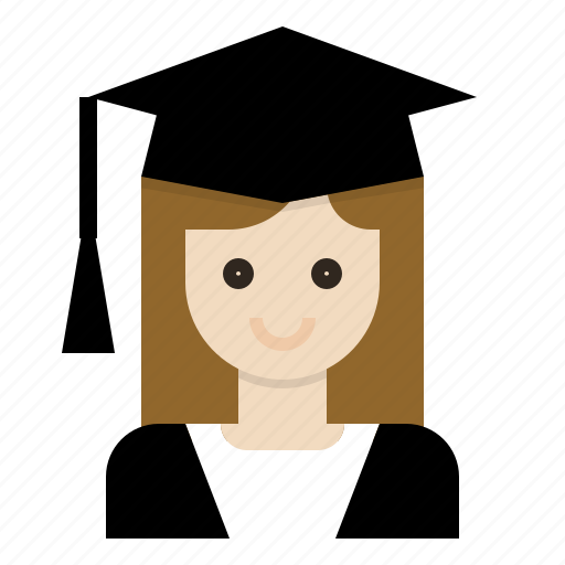 Avatar, graduate, gril, woman icon - Download on Iconfinder