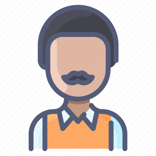 African, avatar, man, moustache, old, user icon - Download on Iconfinder