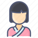 asian, avatar, japanese, kimono, user, woman