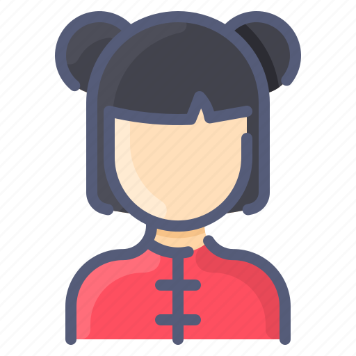 Asian, avatar, chinese, clothes, user, woman icon - Download on Iconfinder