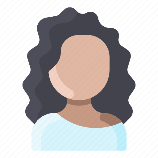 African, avatar, curly, hair, user, woman icon - Download on Iconfinder