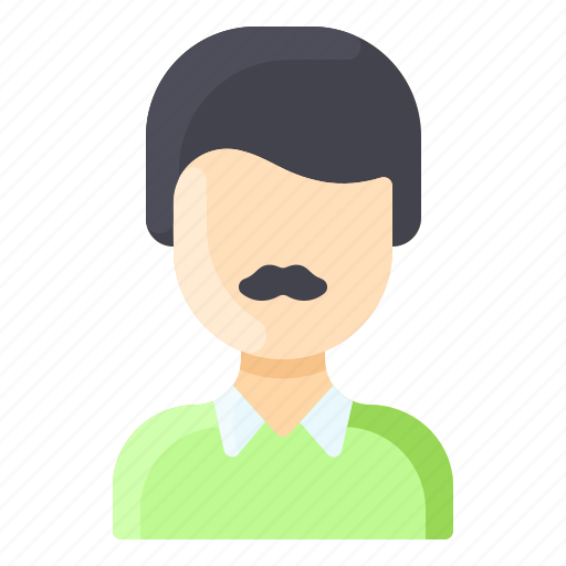 Asian, avatar, man, moustache, old, user icon - Download on Iconfinder