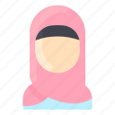 asian, avatar, hijab, moslem, user, woman