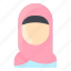 asian, avatar, hijab, moslem, user, woman 