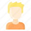 avatar, man, shirt, spiky, user, white 