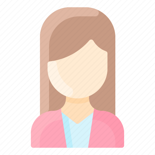 Avatar, business, hair, straight, user, white, woman icon - Download on Iconfinder