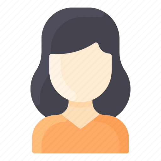 Avatar, hair, shirt, thick, user, white, woman icon - Download on Iconfinder