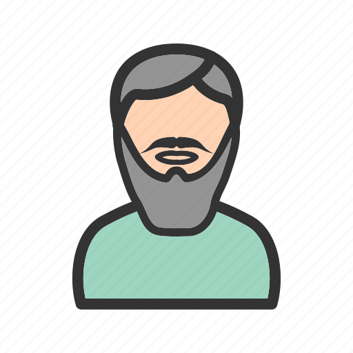 Beard, face, fashion, long, man, moustache, stylish icon - Download on Iconfinder