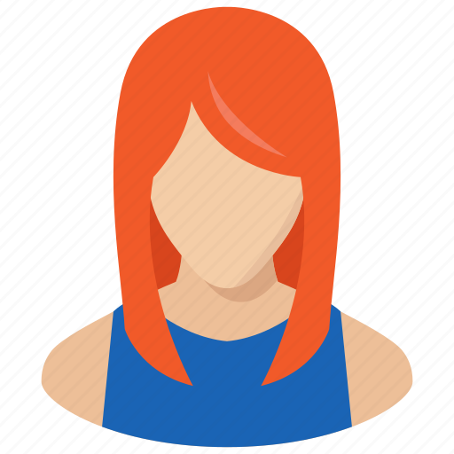 Girl, redhead, woman icon - Download on Iconfinder