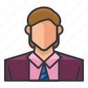 avatar, geeky, man, profile, suit, user