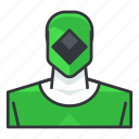 avatar, green, power, profile, ranger, user 