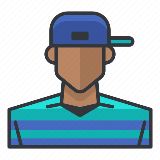 Avatar, hip, hop, male, man, profile, user icon - Download on Iconfinder
