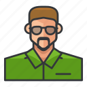 avatar, man, moustache, profile, user