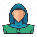 avatar, muslim, profile, user, woman
