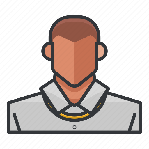 Avatar, man, necklace, profile, user icon - Download on Iconfinder