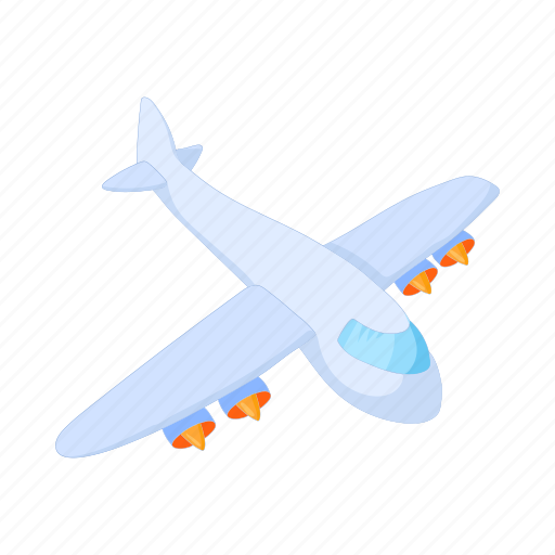 Air, airplane, cargo, cartoon, plane, transport, transportation icon -  Download on Iconfinder