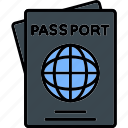passport, summer, travel, transportation, transport, luggage, vacation