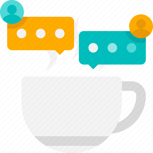 Communication, tea talk, message, discussion, coffee icon - Download on Iconfinder