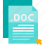 online learning, education, elearning, file doc, format, document, extension 