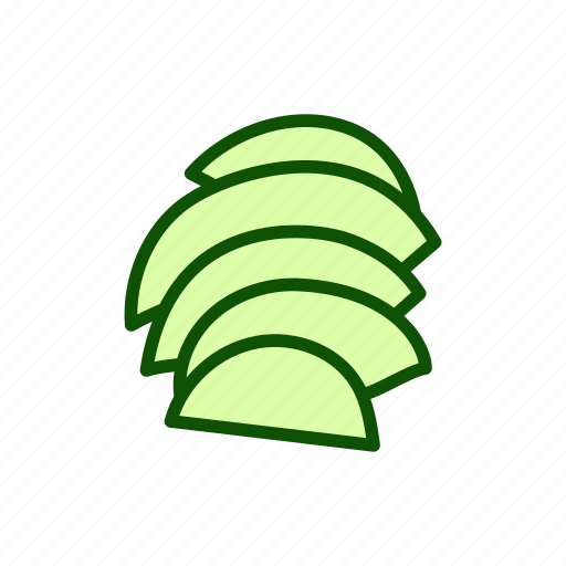 Chopped, avocado icon - Download on Iconfinder on Iconfinder
