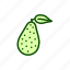 half, avocado 