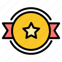 award, reward, prize, achievement, badge, star, ribbon