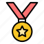 award, reward, prize, achievement, medal, star, medallion 