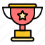 trophy, award, cup, champion, achievement, winner, star 