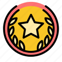 award, reward, prize, achievement, badge, star, pin