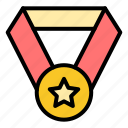 award, reward, prize, achievement, medal, star, medallion