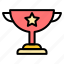 award, trophy, cup, champion, achievement, winner, star 