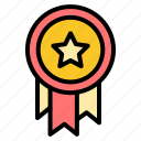 award, reward, prize, achievement, badge, star, ribbon