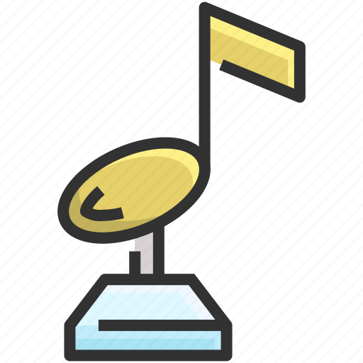 Award, certificate, music, reward, success, trophy, winner icon - Download on Iconfinder