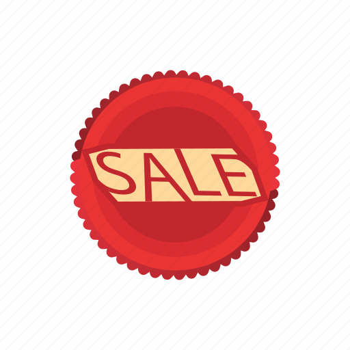 Badge, cartoon, circle, discount, retail, sale, shop icon - Download on Iconfinder