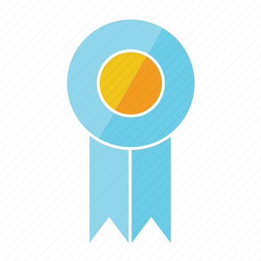 Award, blue, eleventh, light, prize, ribbon, rosette icon - Download on Iconfinder