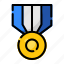 award, champion, medal, prize 