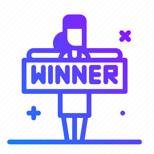 Winner, women, award, certified icon - Download on Iconfinder