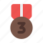 bronze, medal, badge, prize, award, competition 