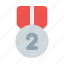 silver, medal, badge, prize, award, competition 