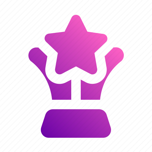 Trophy, champion, award, star, sports, and, competition icon - Download on Iconfinder