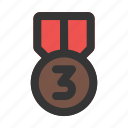 bronze, medal, badge, prize, award, competition