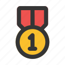 gold, medal, badge, prize, award, competition