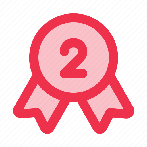 Silver, medal, reward, second, award icon - Download on Iconfinder